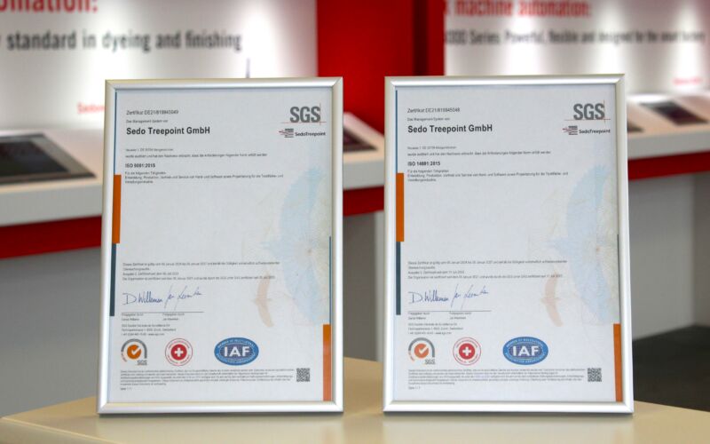 Sedo Graphics Sedo Treepoint again recertified for quality and environmental ...